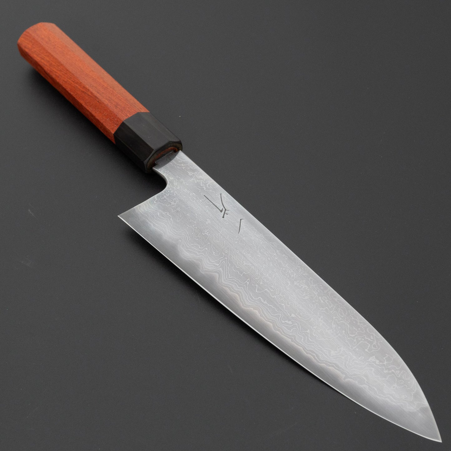 Hitohira Nigara B2 Damascus Gyuto 210mm Quince Handle