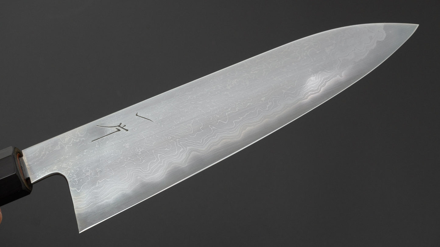 Hitohira Nigara B2 Damascus Gyuto 210mm Quince Handle