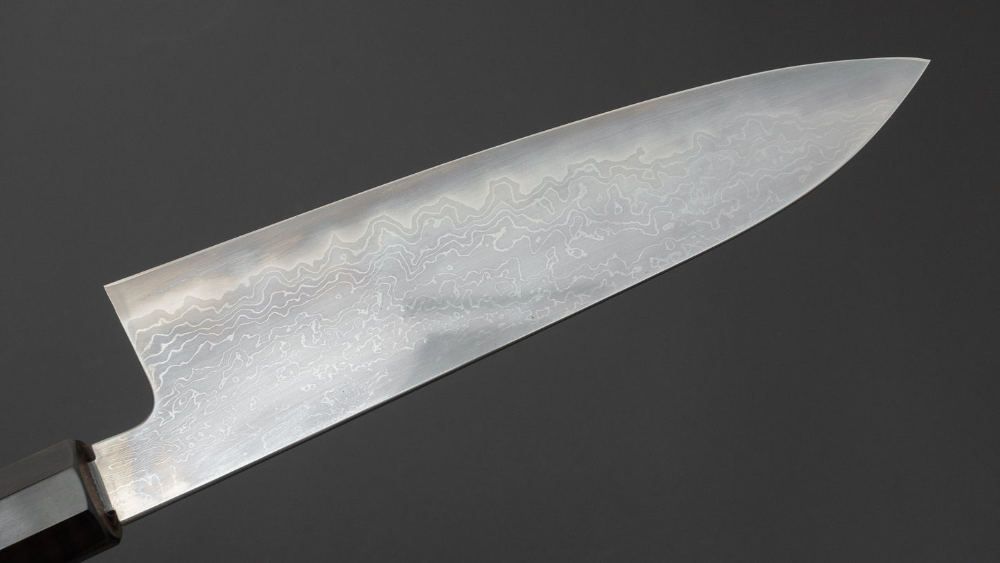 Hitohira Nigara B2 Damascus Gyuto 210mm Quince Handle