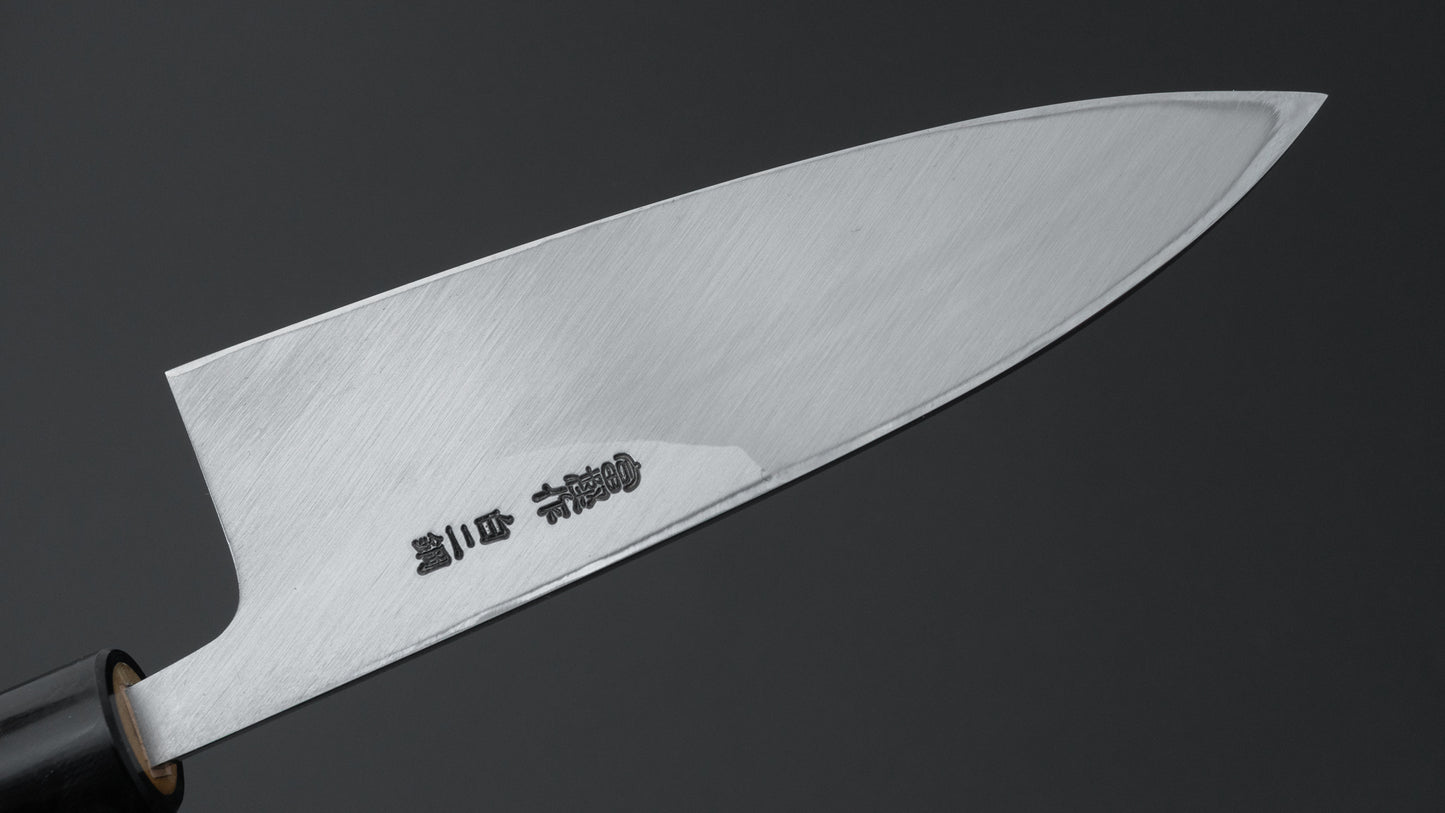 Hitohira Togashi White #2 Deba 150mm Ho Wood Handle (D-Shape/ Saya)