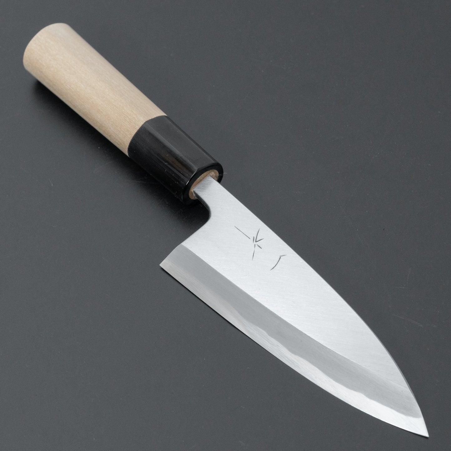 Hitohira Togashi White #2 Deba 120mm Ho Wood Handle (D-Shape/ Saya)
