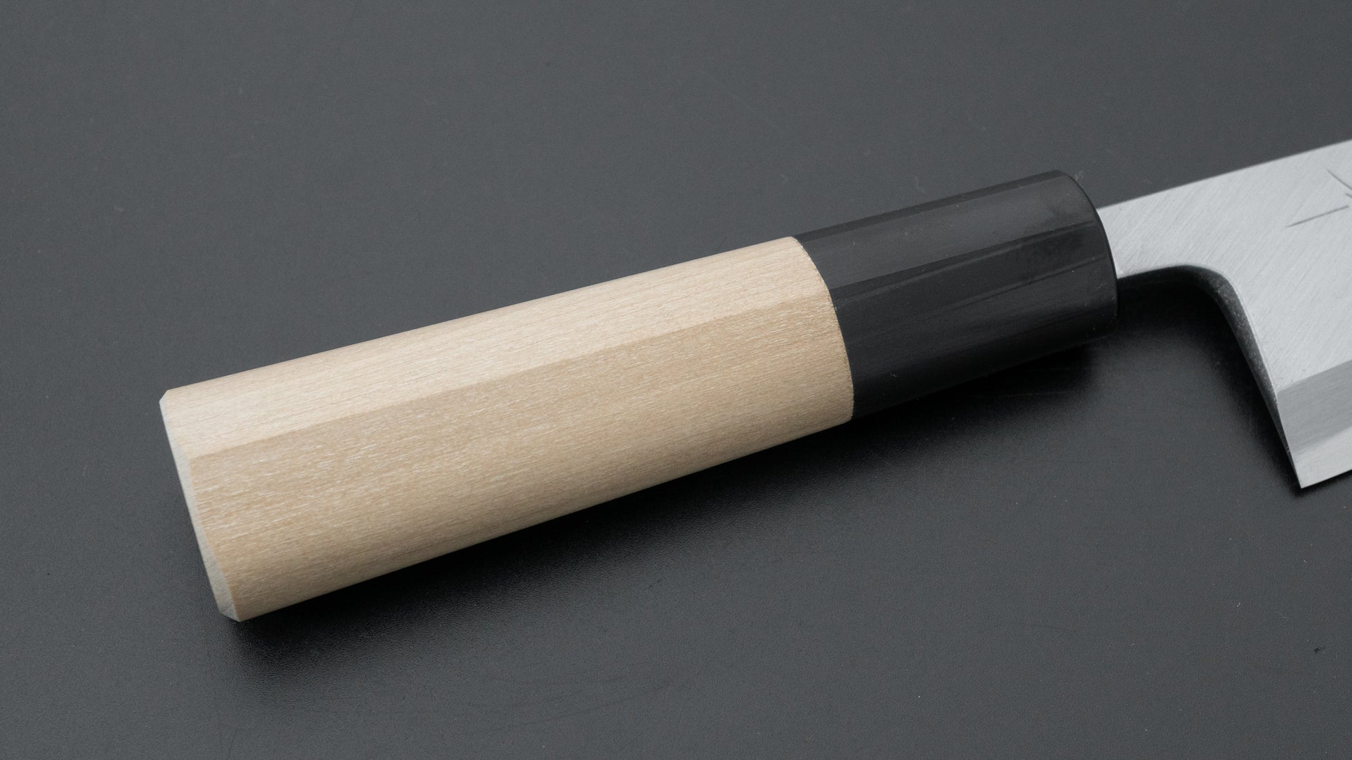 Hitohira Togashi White #2 Deba 120mm Ho Wood Handle (D-Shape/ Saya)