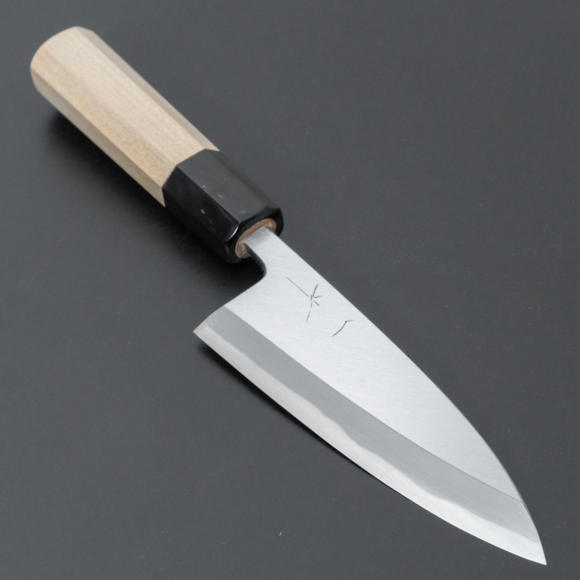 Hitohira Togashi Blue #2 Deba 120mm Ho Wood Handle (Saya)