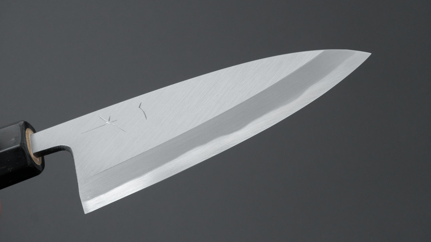 Hitohira Togashi Blue #2 Deba 120mm Ho Wood Handle (Saya)