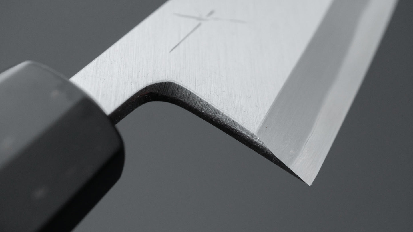 Hitohira Togashi Blue #2 Deba 120mm Ho Wood Handle (Saya)