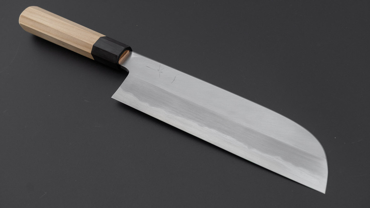 Hitohira Tanaka Mosuke Blue #1 Kamagata Usuba 225mm Ho Wood Handle (Saya)
