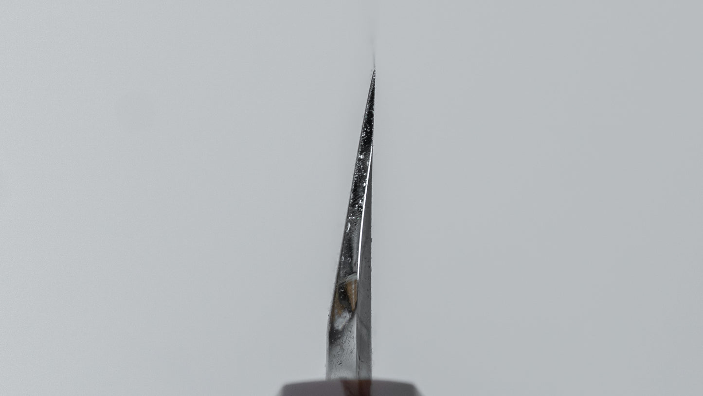 Hitohira Togashi White #1 Sanbonsugi Mizu Honyaki Kiritsuke Yanagiba 300mm Taihei Makassar Ebony Handle (Type T/ Saya)