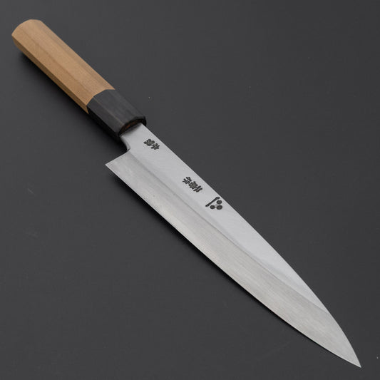 二唐刃物鍛造所 本焼 柳刃 210mm 朴柄
