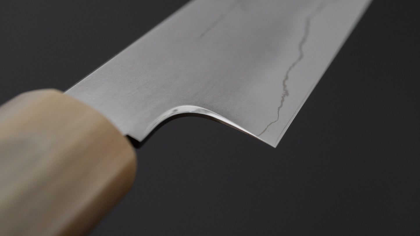 Tetsujin Silver #3 Kasumi Sujihiki 240mm Taihei Makassar Ebony Handle