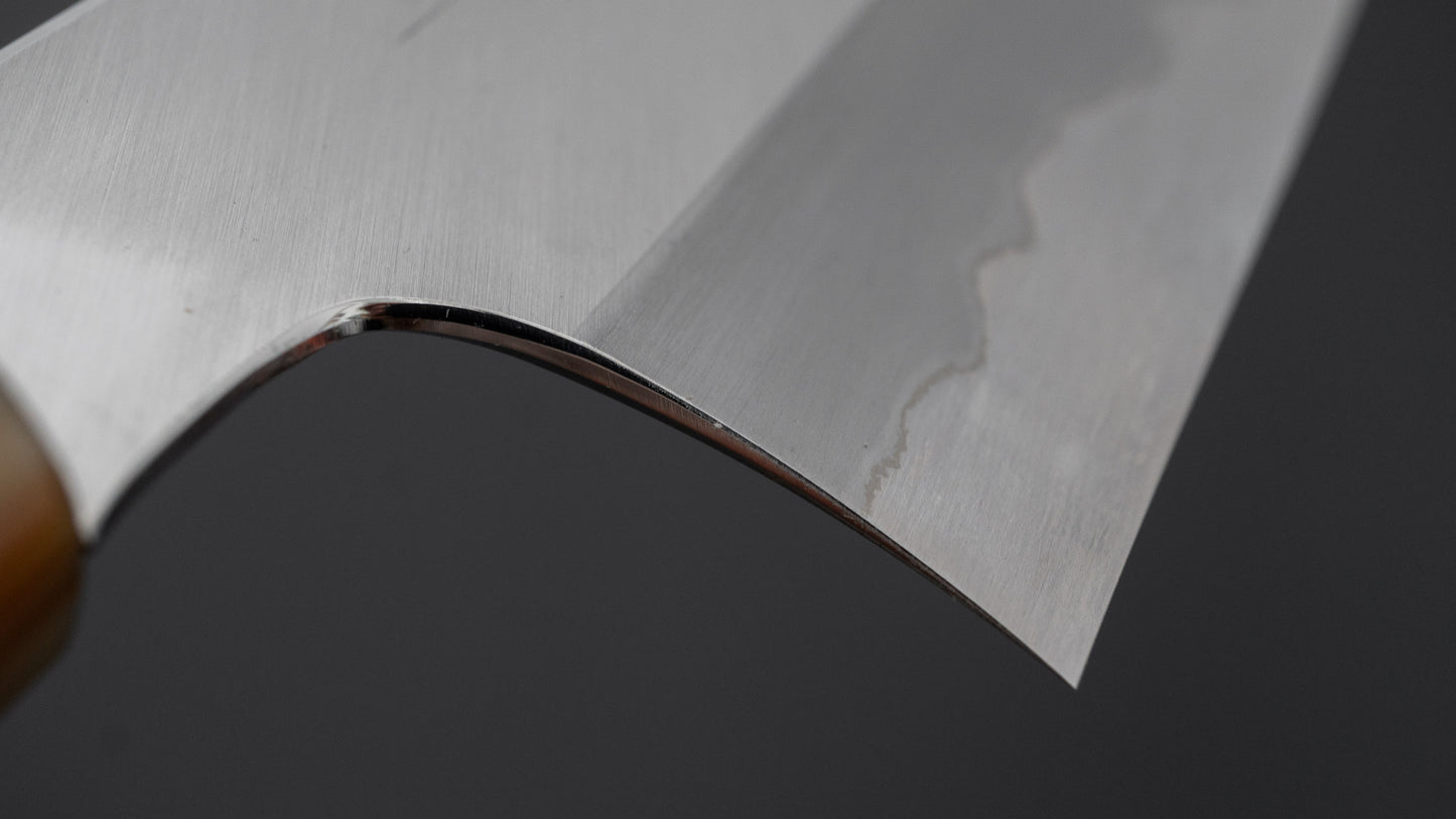 ひとひら 富樫 青一鋼 ステンレス 磨 牛刀 240mm 黒檀柄