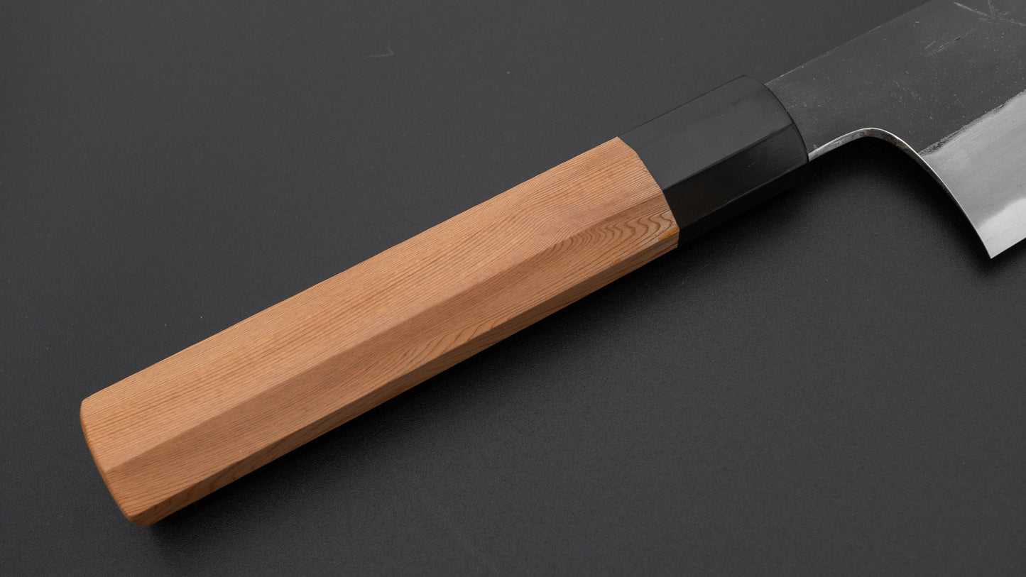 Hitohira Togashi White #2 Kurouchi Kiritsuke Gyuto 240mm Yakusugi Cedar Handle