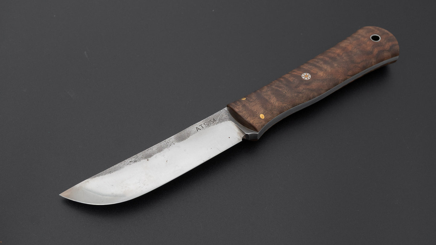 Seino Shikari ATS-34 Fixed Blade Claro Walnut Handle (#006)