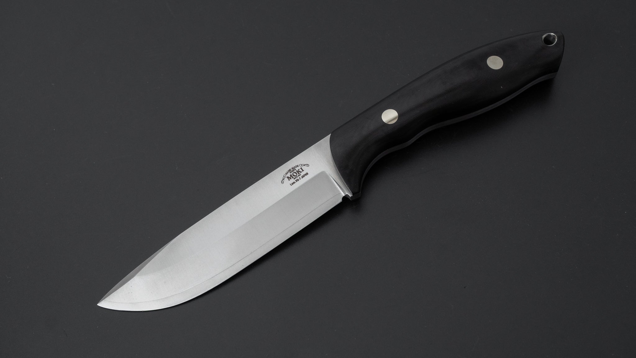 MOKI Berg Fixed Blade Linen Micarta Handle – HITOHIRA
