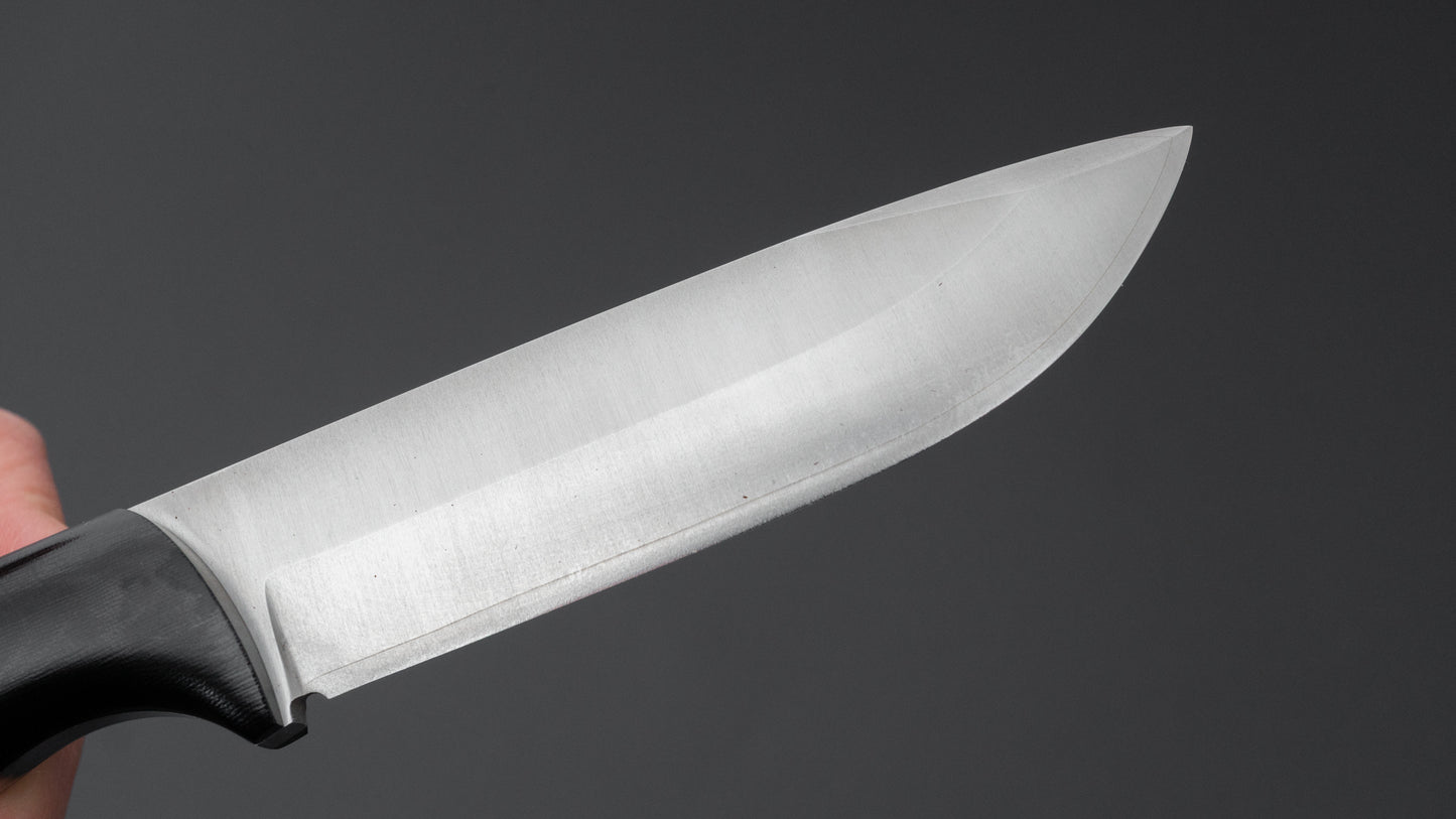 MOKI Berg Fixed Blade Linen Micarta Handle