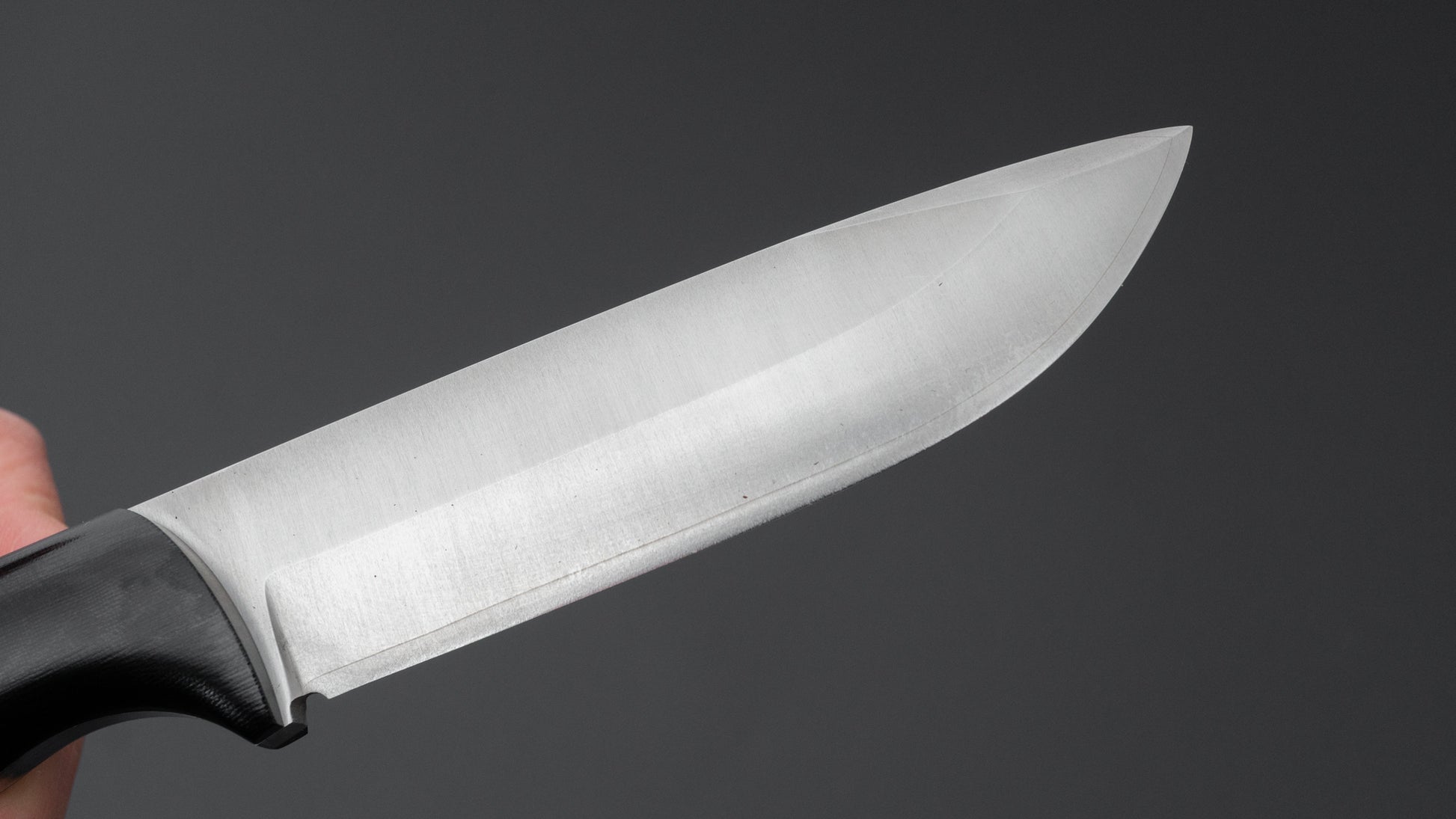 MOKI Berg Fixed Blade Linen Micarta Handle