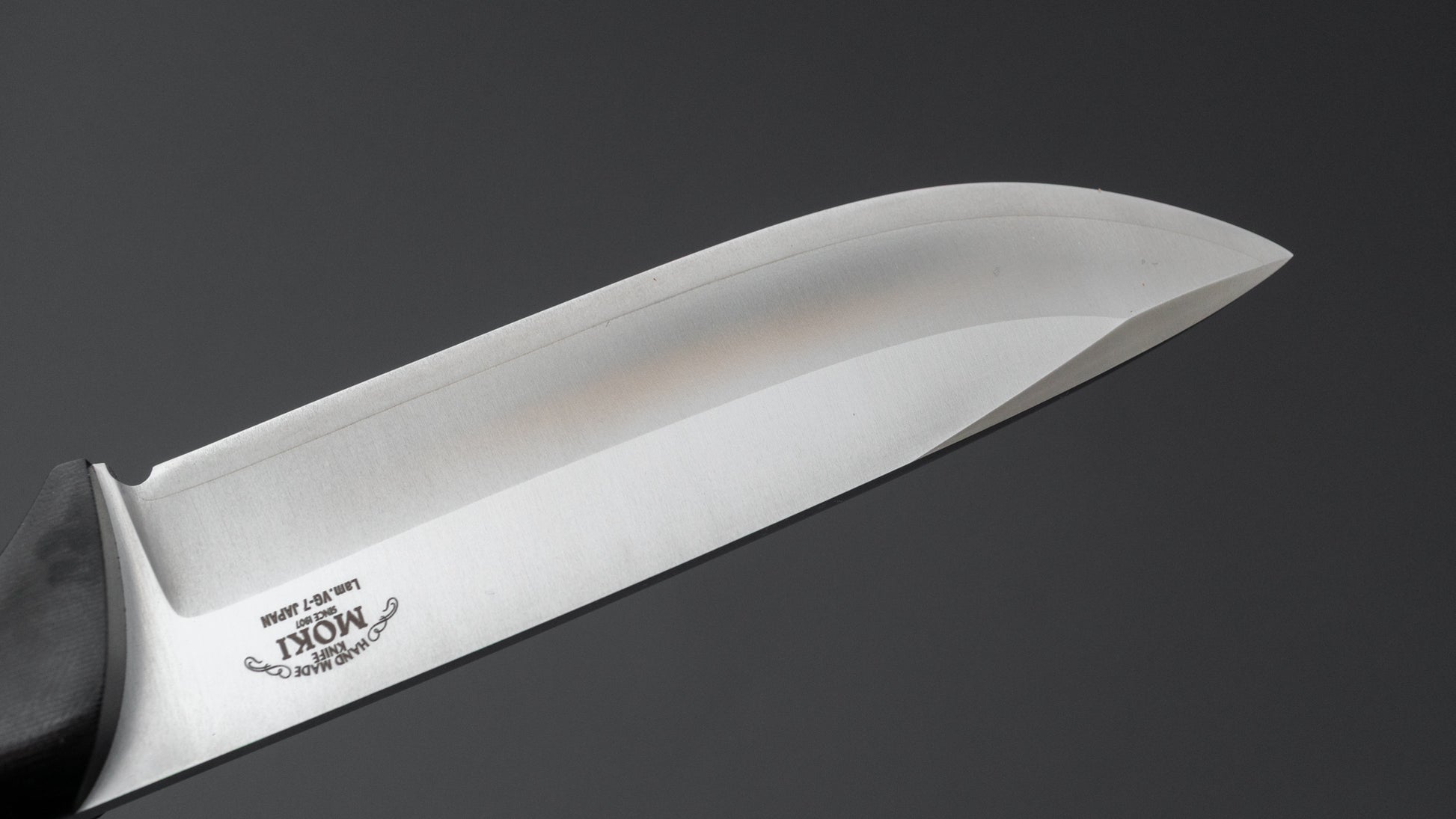 MOKI Berg Fixed Blade Linen Micarta Handle