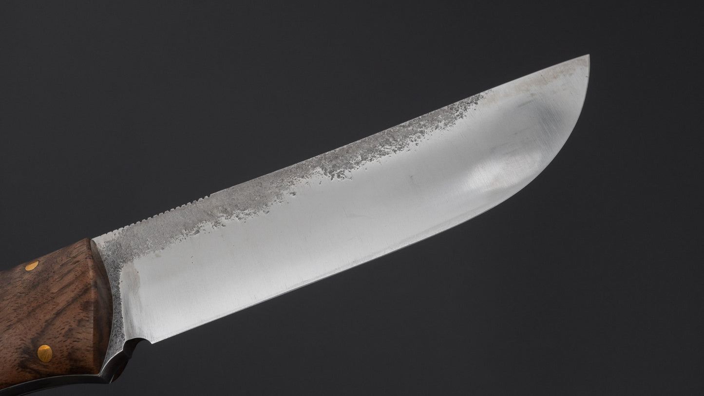 Seino Shikari ATS-34 Fixed Blade Linen Micarta Handle (#007)