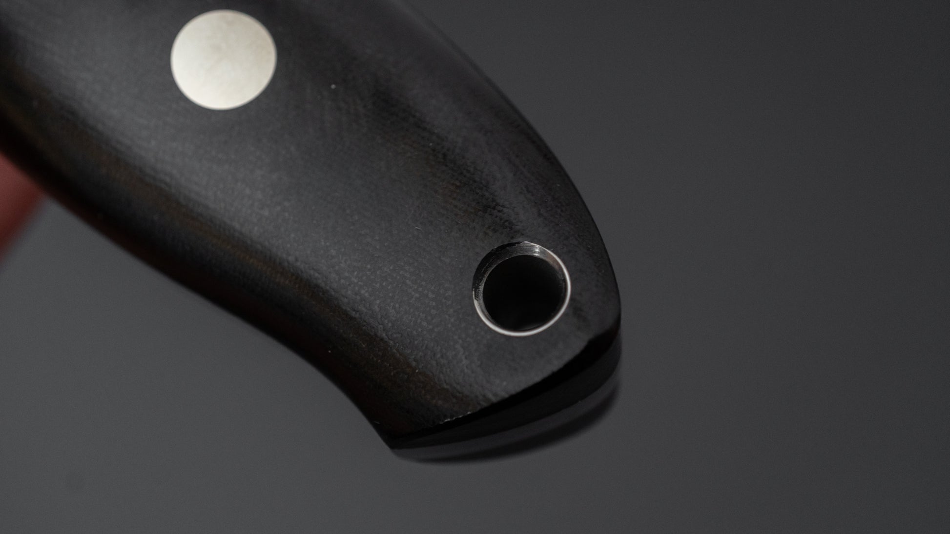 MOKI Berg Fixed Blade Linen Micarta Handle