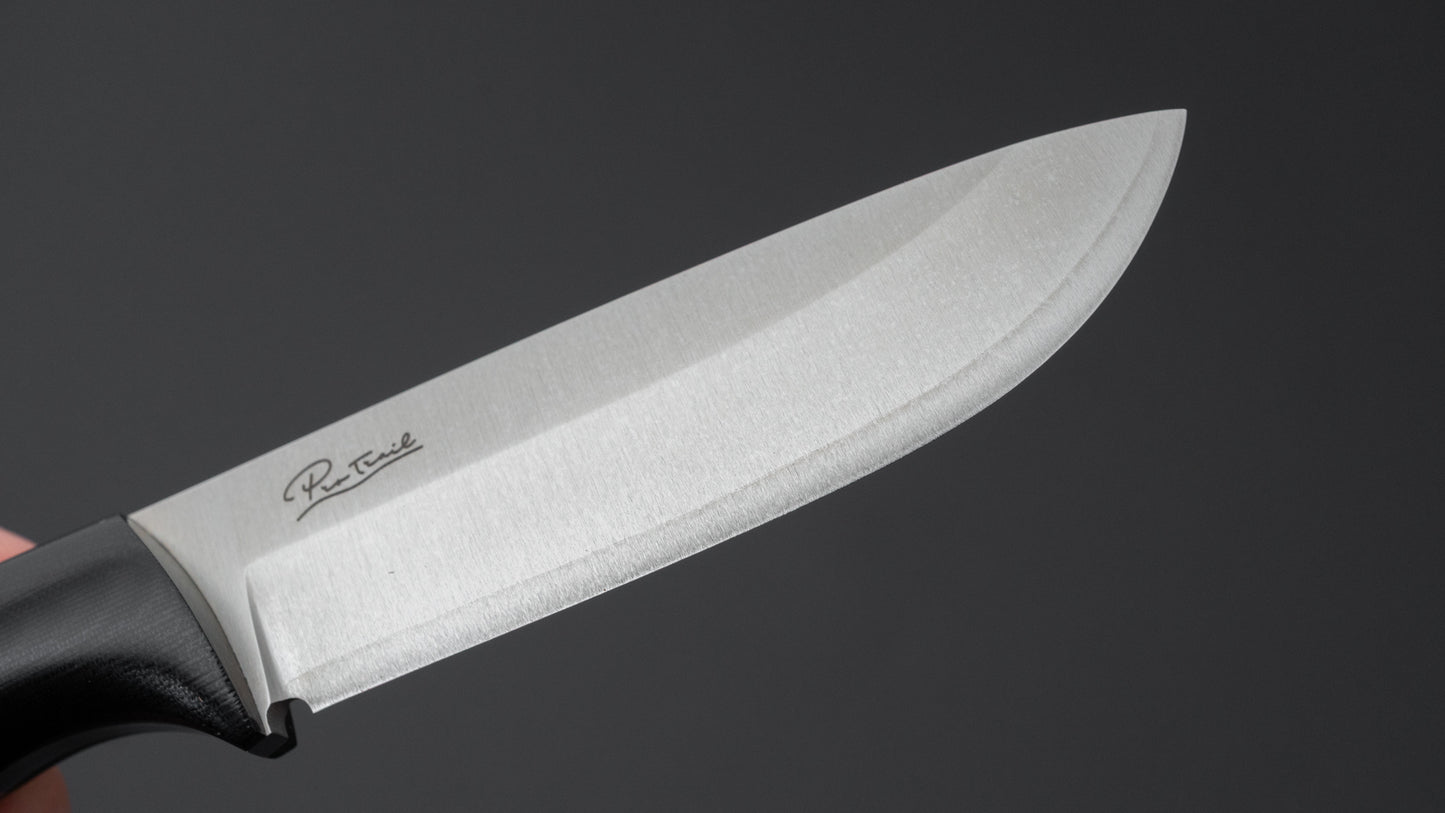 MOKI Berg Pro Trail Fixed Blade Linen Micarta Handle