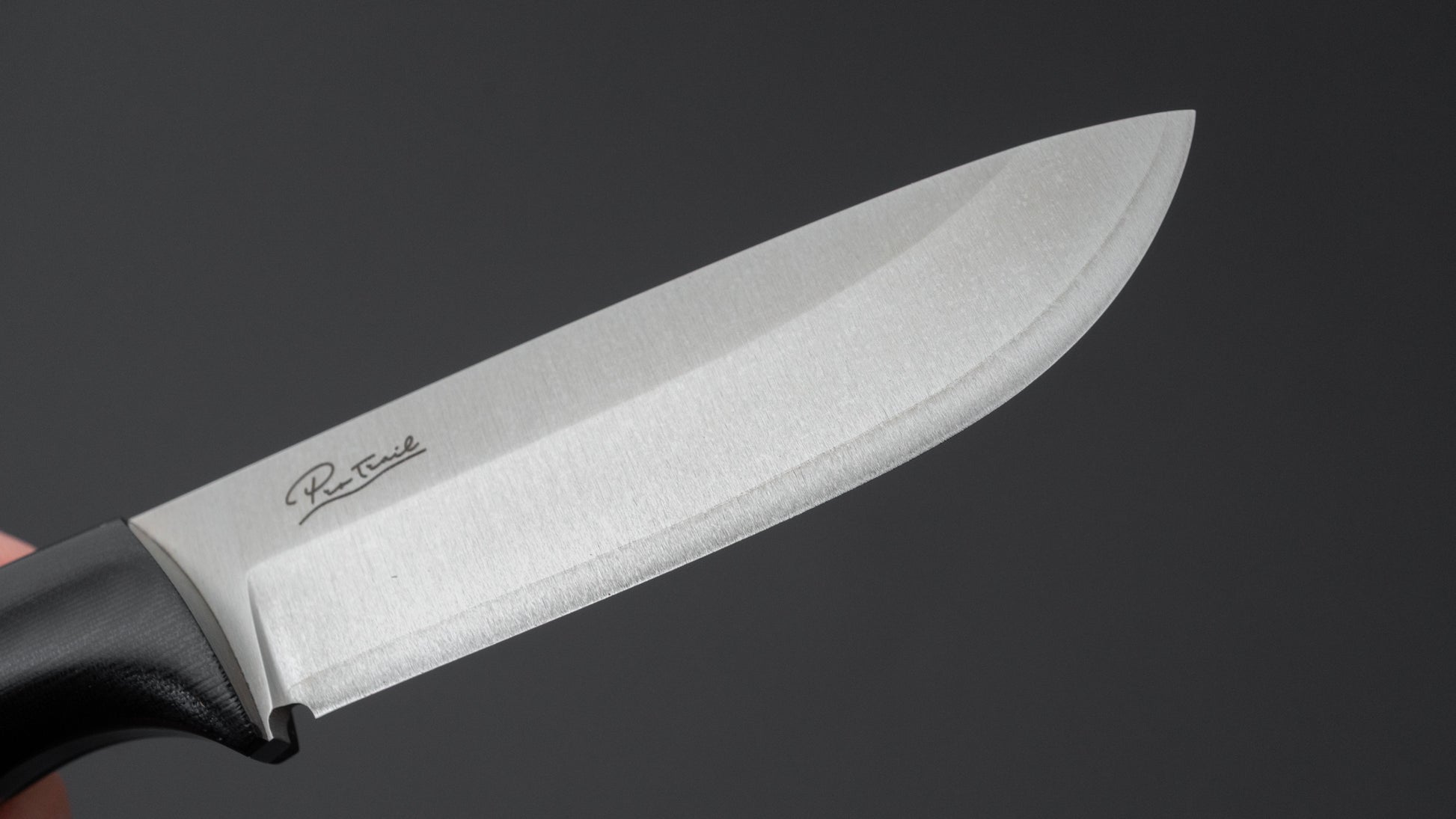 MOKI Berg Pro Trail Fixed Blade Linen Micarta Handle