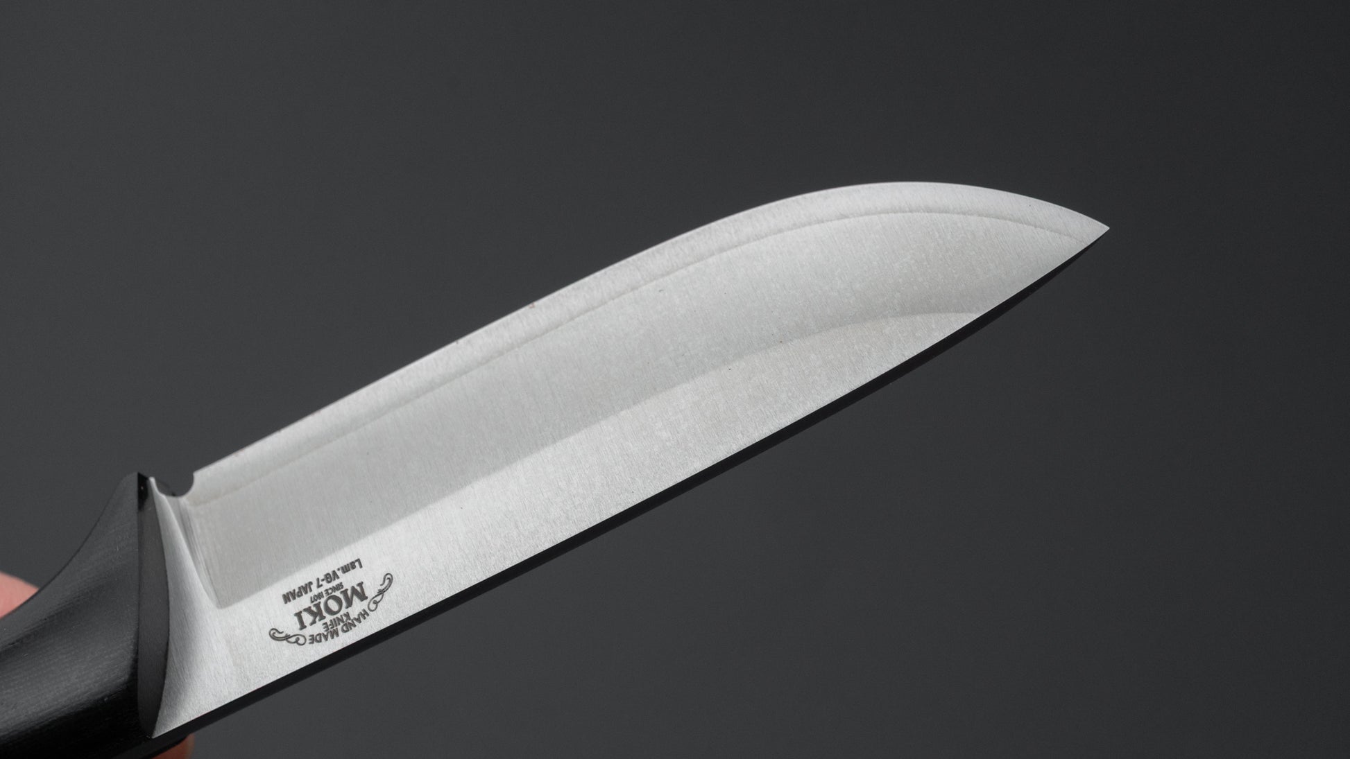 MOKI Berg Pro Trail Fixed Blade Linen Micarta Handle