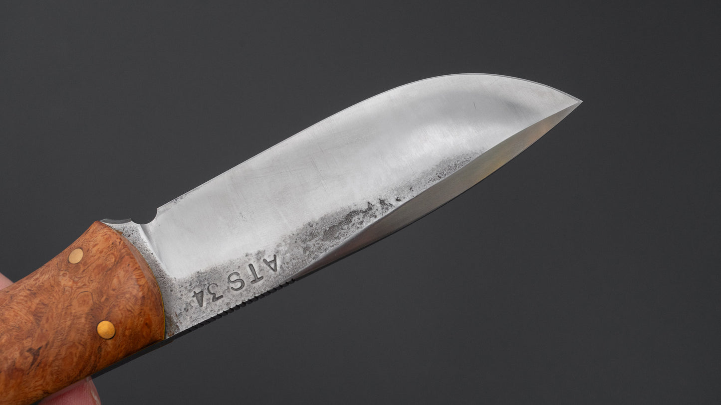 Seino ATS-34 Fixed Blade Quince Handle (#008)
