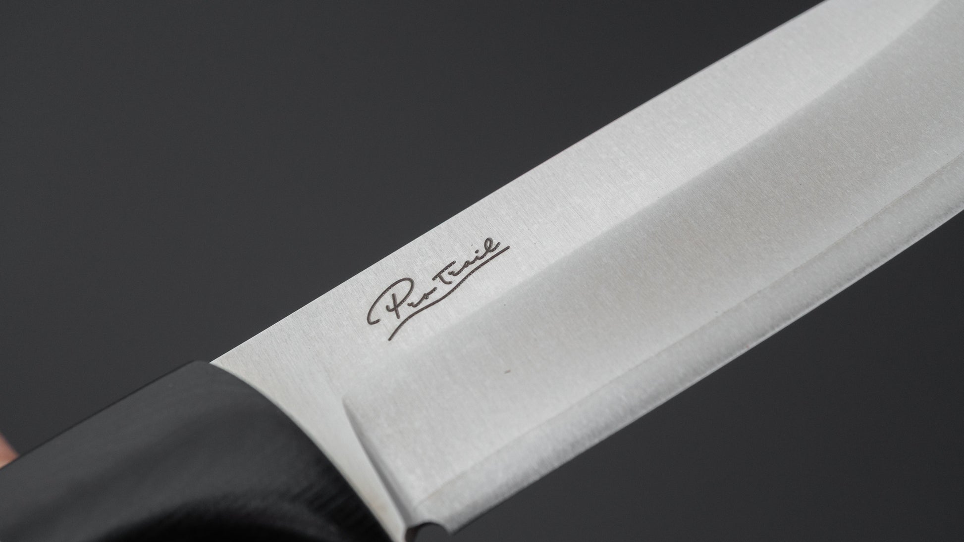 MOKI Berg Pro Trail Fixed Blade Linen Micarta Handle