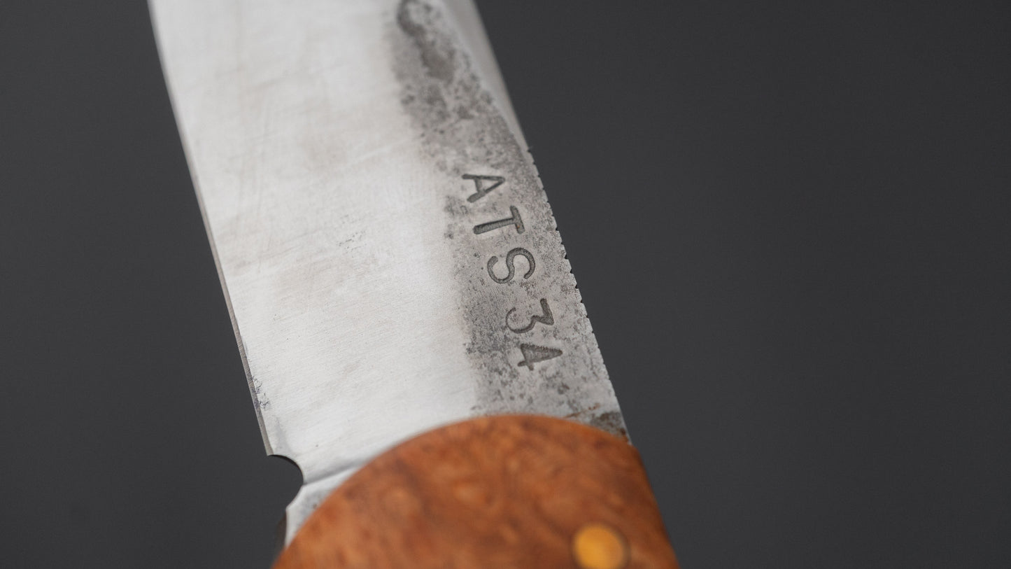 Seino ATS-34 Fixed Blade Quince Handle (#008)