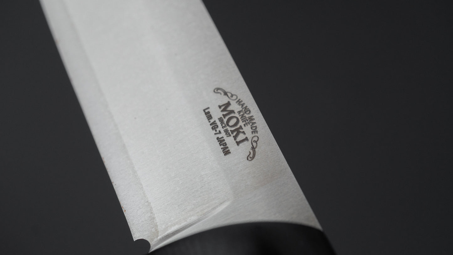 MOKI Berg Pro Trail Fixed Blade Linen Micarta Handle