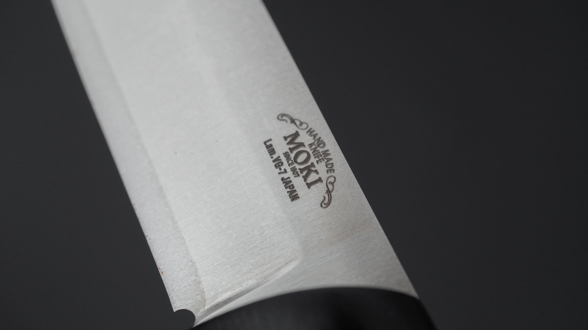 MOKI Berg Pro Trail Fixed Blade Linen Micarta Handle