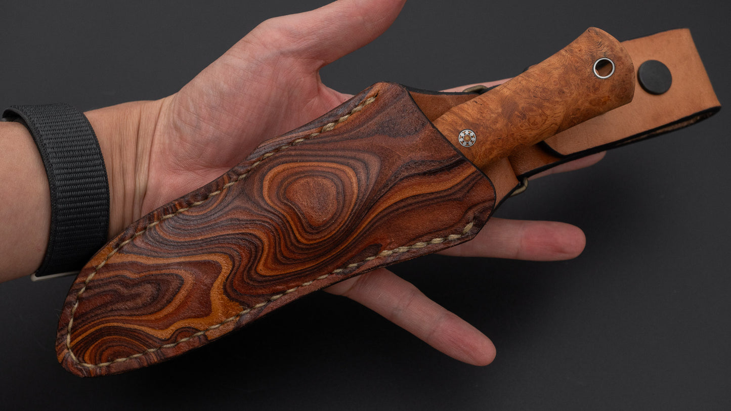 Seino ATS-34 Fixed Blade Quince Handle (#008)