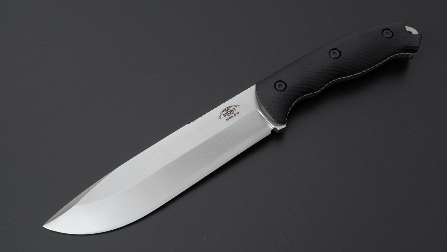 MOKI Berg Robson Ruggedman Fixed Blade Linen Micarta Handle
