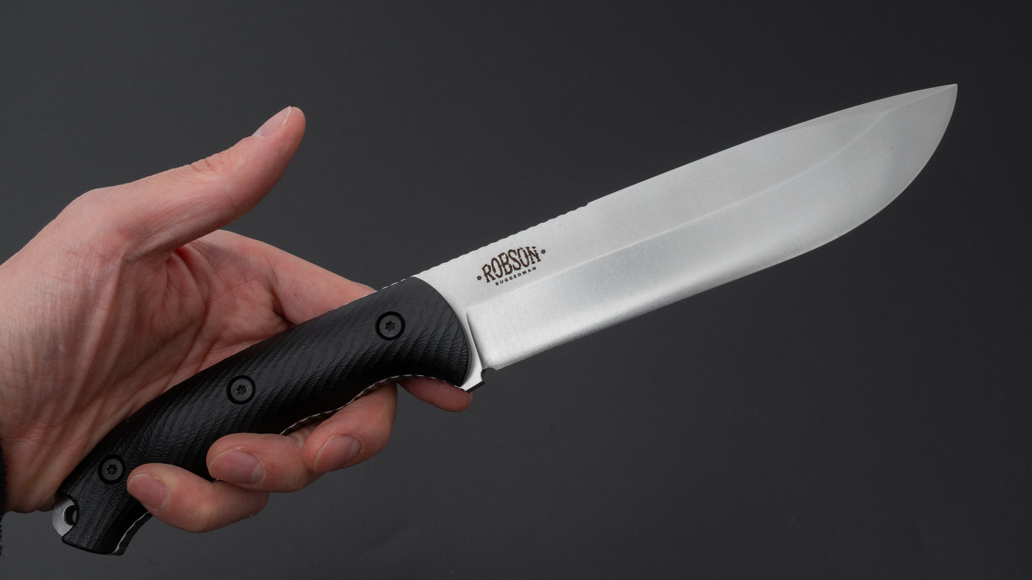 MOKI Berg Robson Ruggedman Fixed Blade Linen Micarta Handle – HITOHIRA