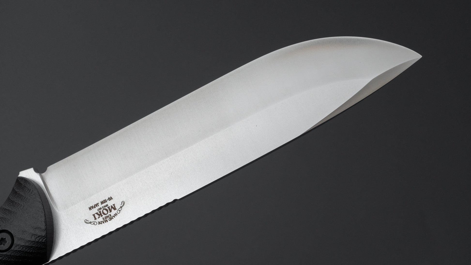 MOKI Berg Robson Ruggedman Fixed Blade Linen Micarta Handle