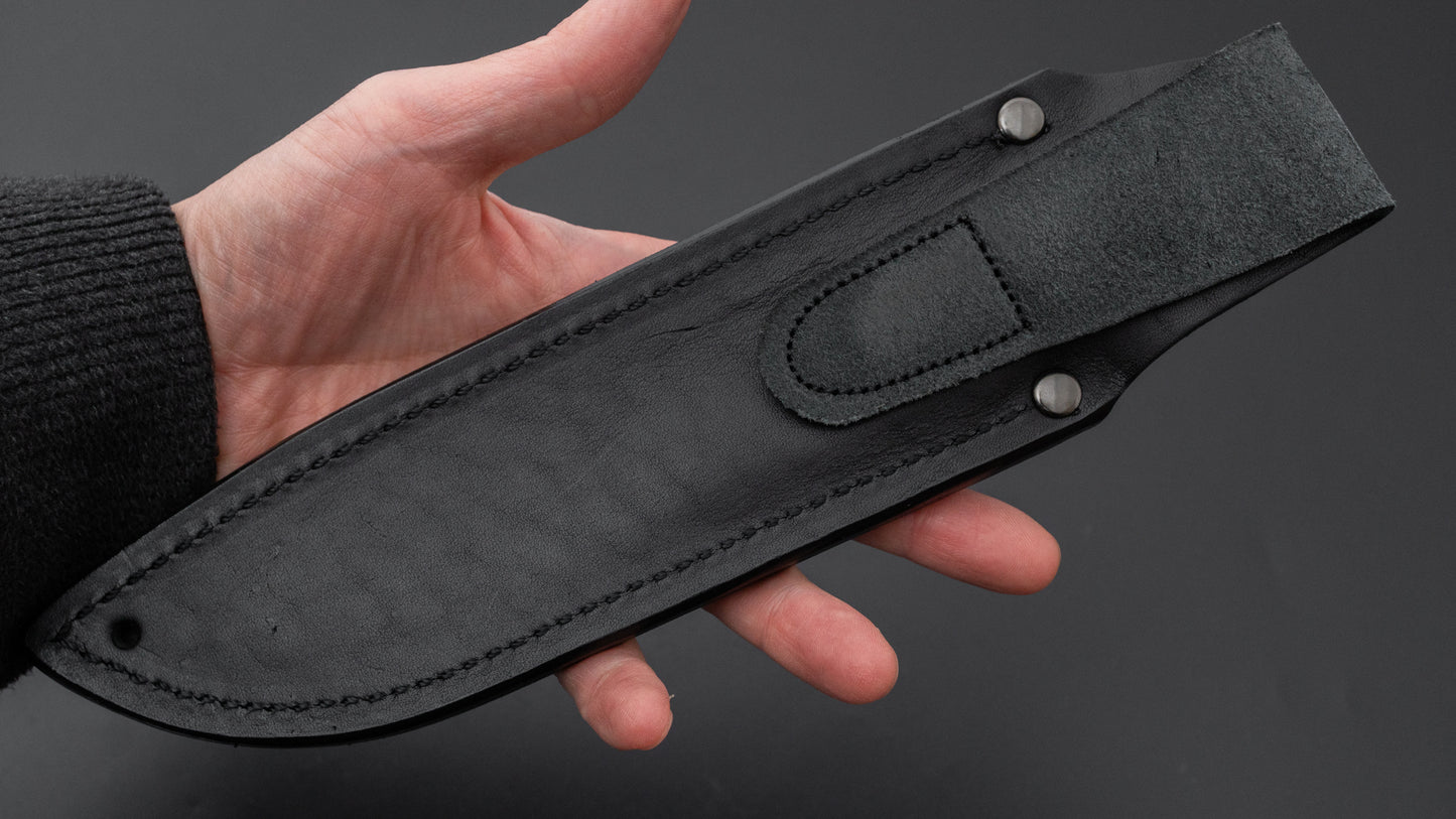 MOKI Berg Robson Ruggedman Fixed Blade Linen Micarta Handle