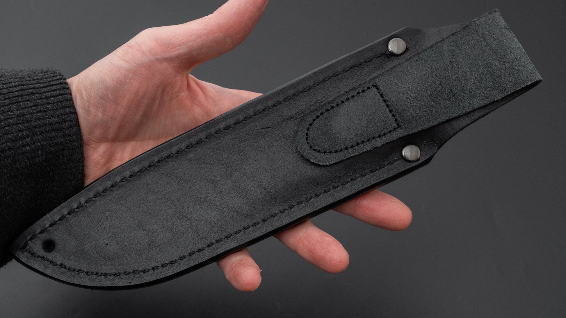 MOKI Berg Robson Ruggedman Fixed Blade Linen Micarta Handle