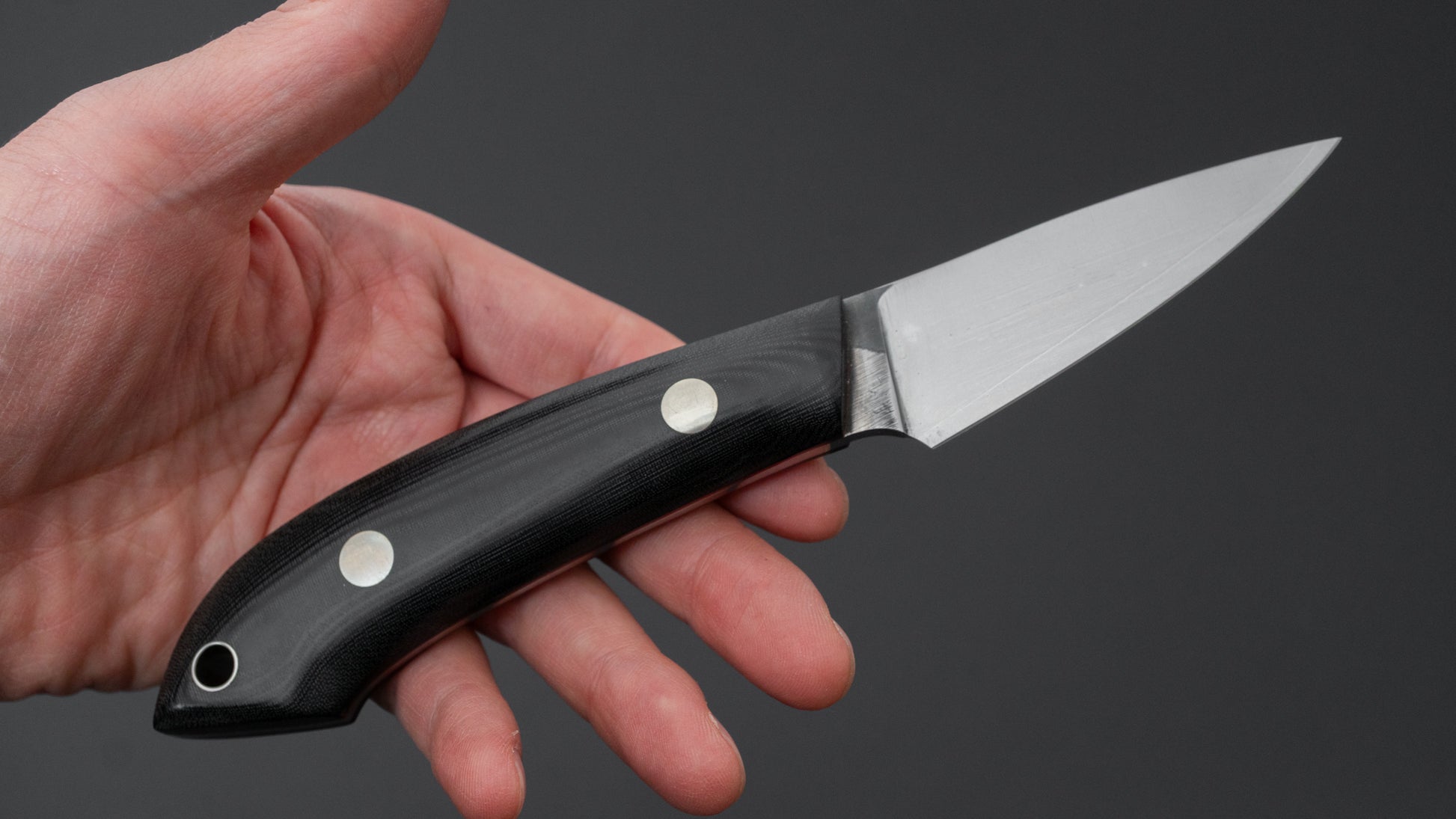 Seino AUS8 Fishing Utility Fixed Blade Linen Micarta Handle (#003)