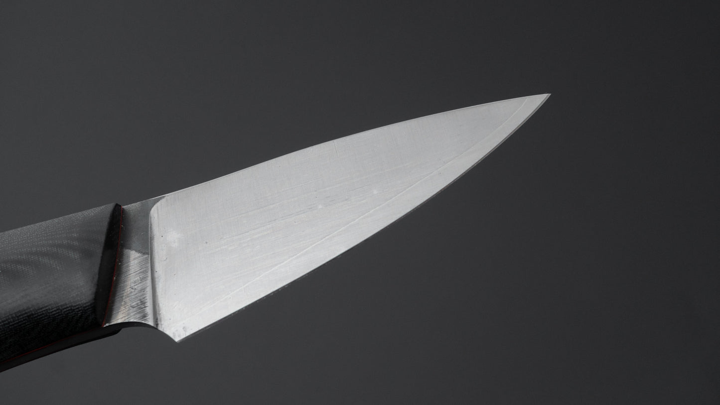 Seino AUS8 Fishing Utility Fixed Blade Linen Micarta Handle (#003)