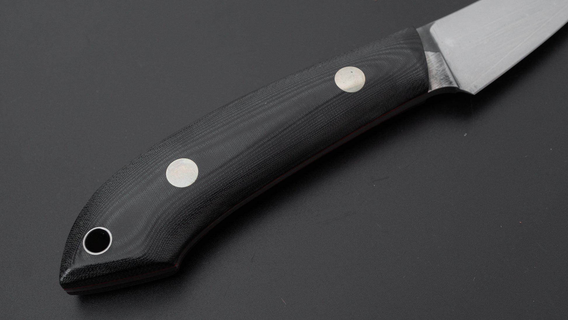 Seino AUS8 Fishing Utility Fixed Blade Linen Micarta Handle (#003)