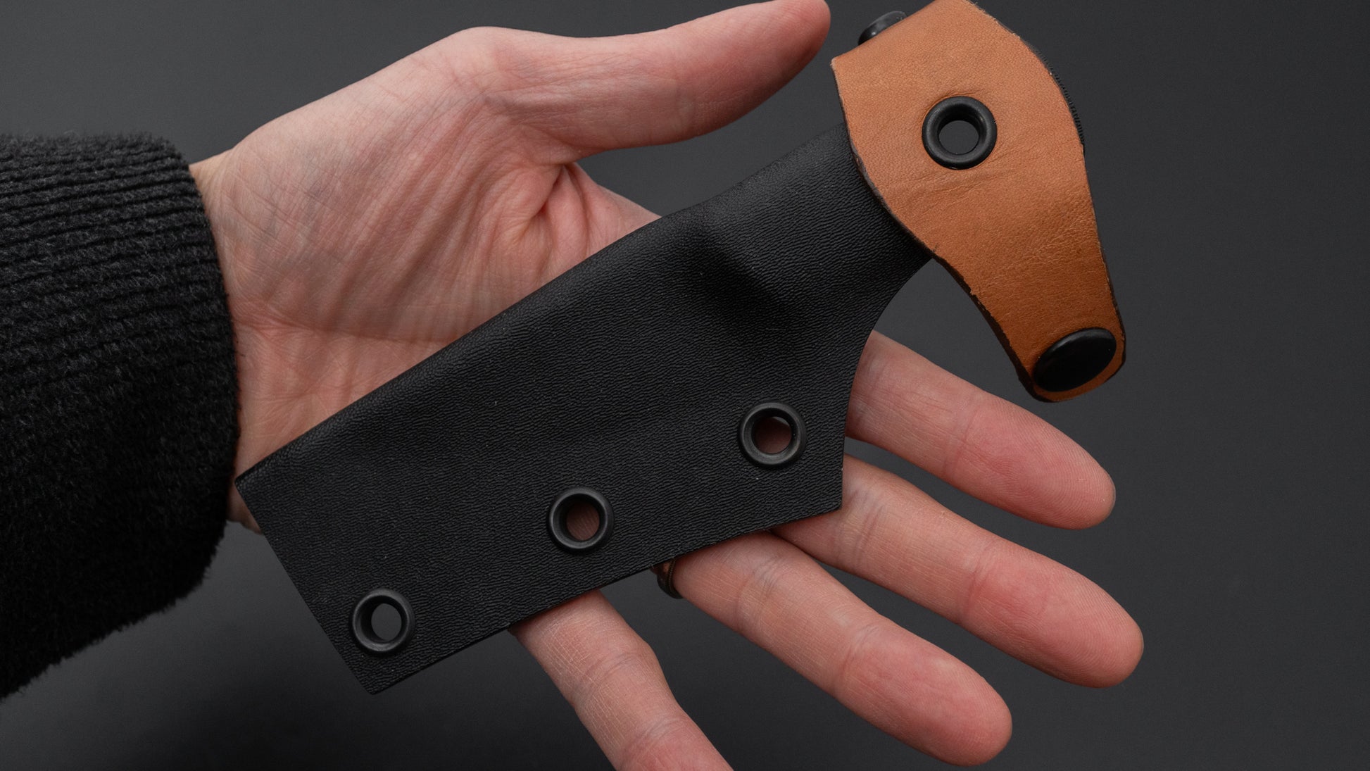 Seino AUS8 Fishing Utility Fixed Blade Linen Micarta Handle (#003)