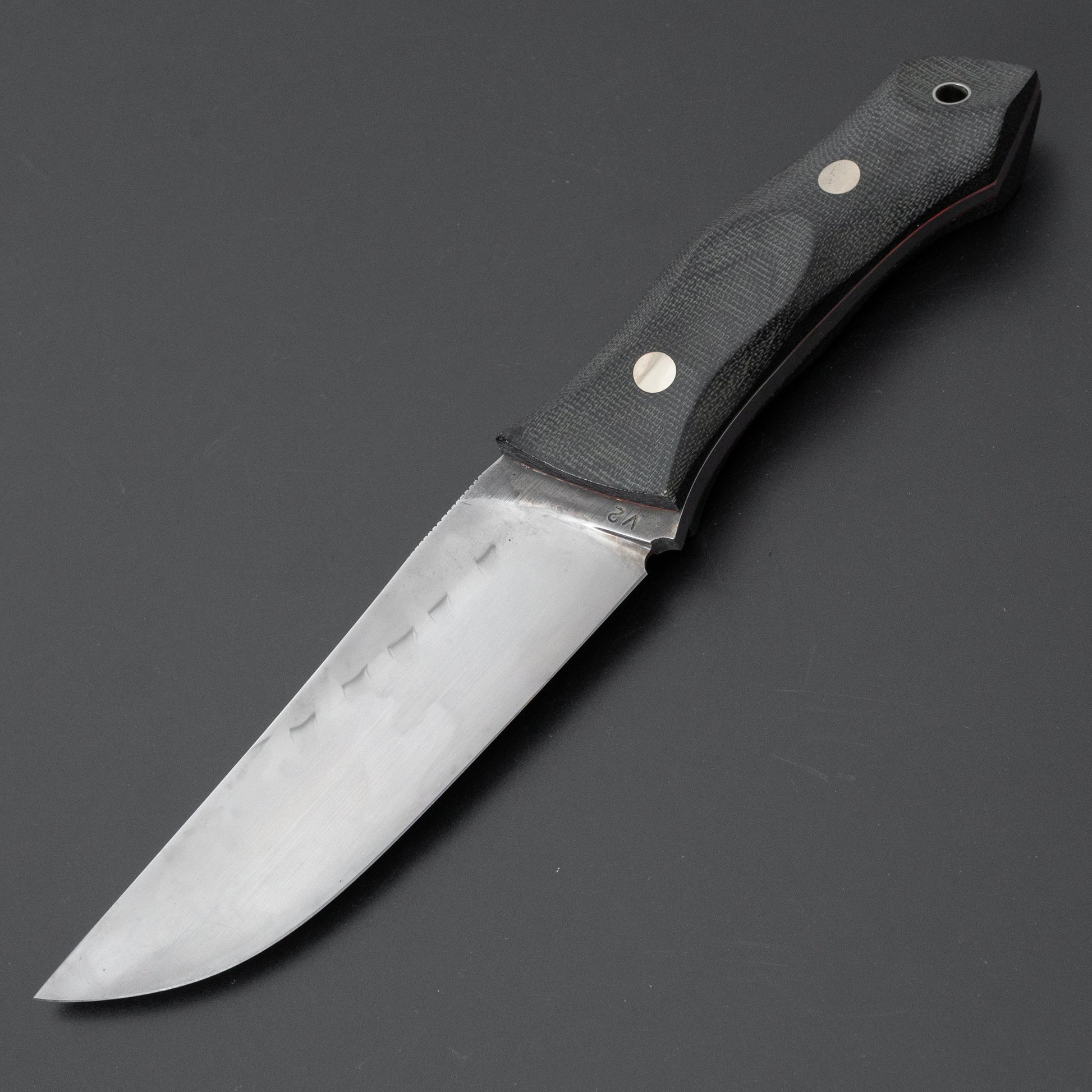Seino V2 Honyaki Fixed Blade Canvas Micarta Handle (#001)
