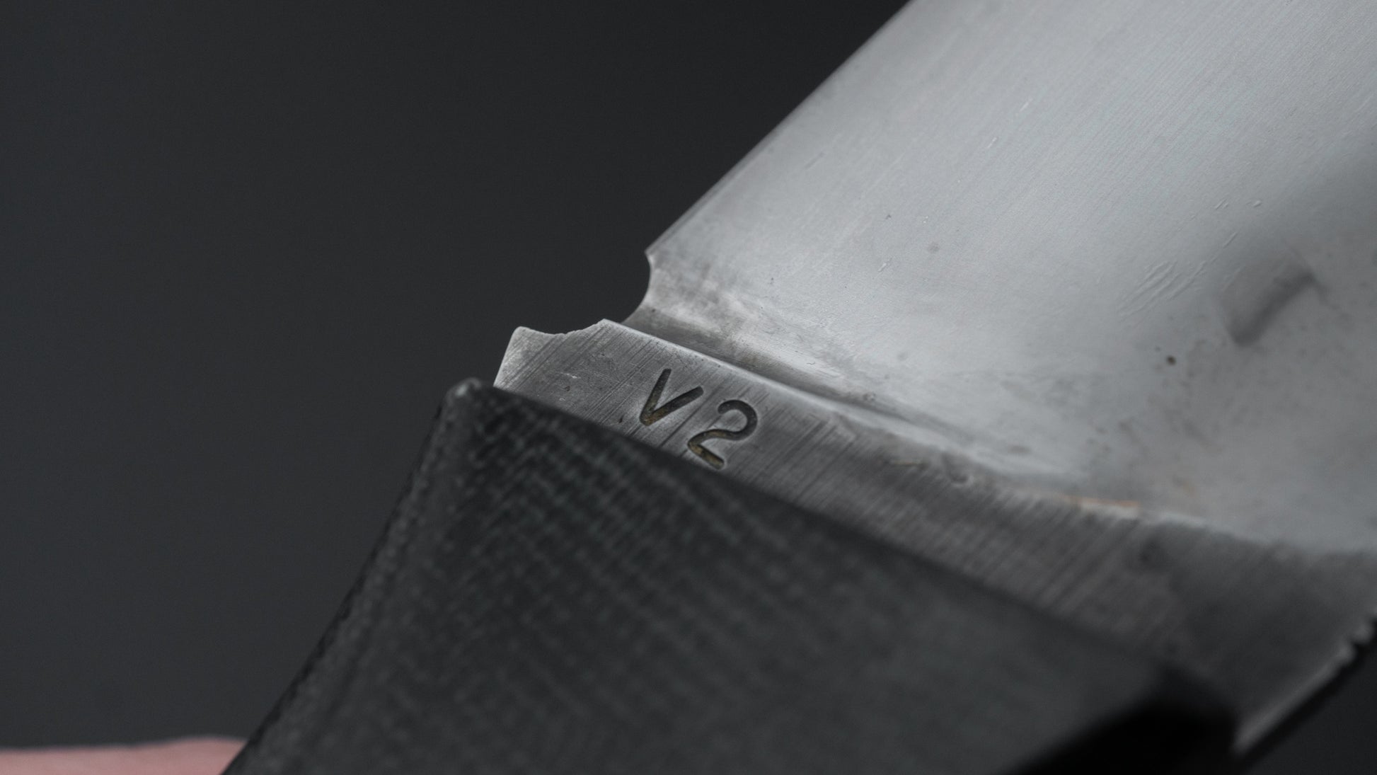 Seino V2 Honyaki Fixed Blade Canvas Micarta Handle (#001)