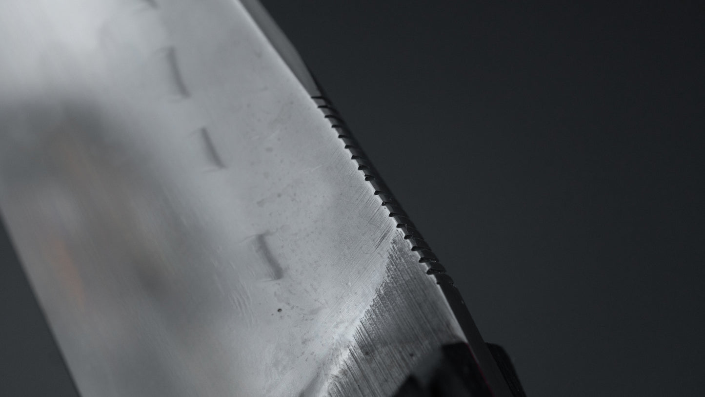 Seino V2 Honyaki Fixed Blade Canvas Micarta Handle (#001)