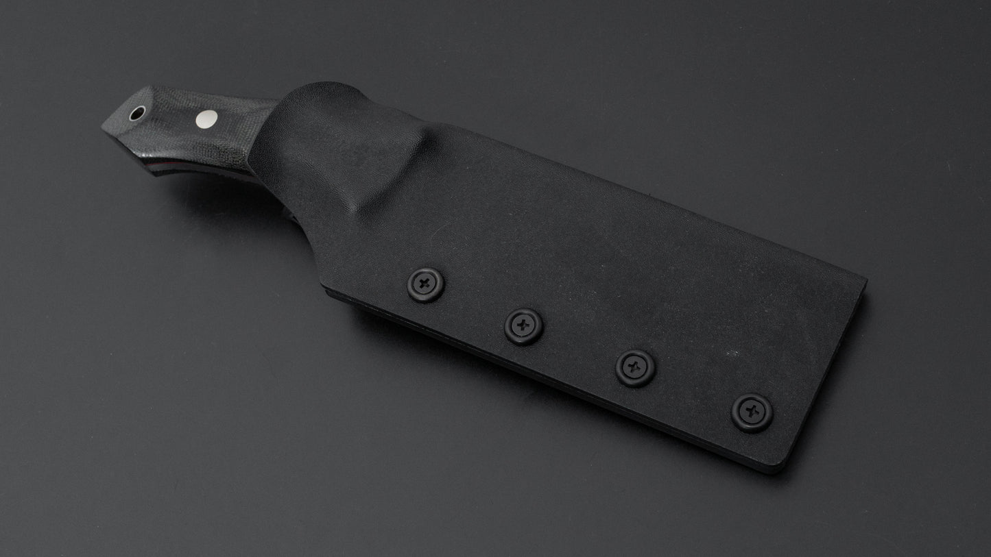 Seino V2 Honyaki Fixed Blade Canvas Micarta Handle (#001)