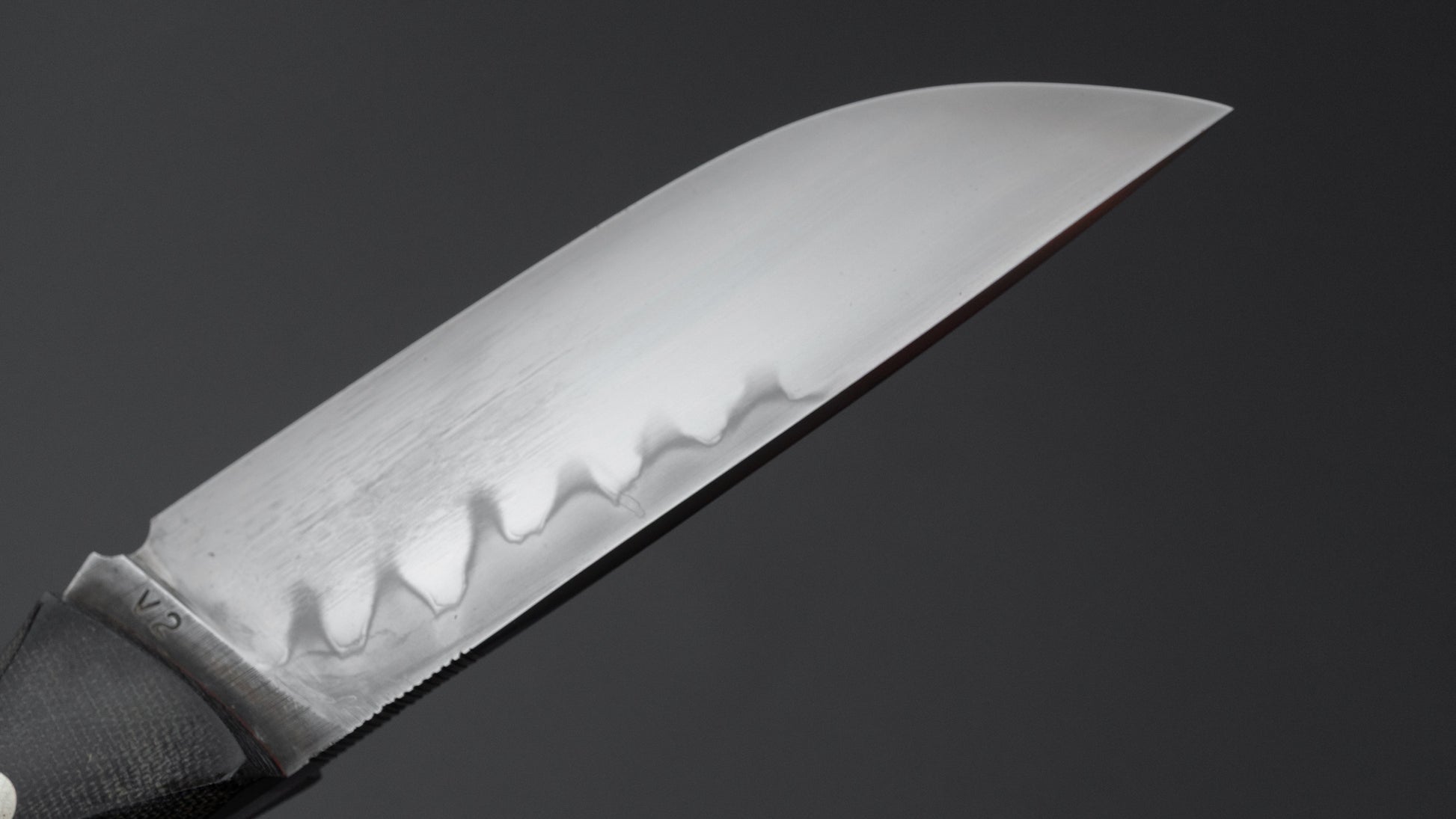 Seino V2 Honyaki Fixed Blade Canvas Micarta Handle (#002)