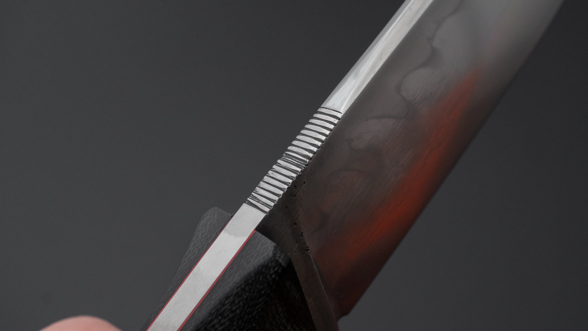 Seino V2 Honyaki Fixed Blade Canvas Micarta Handle (#002)