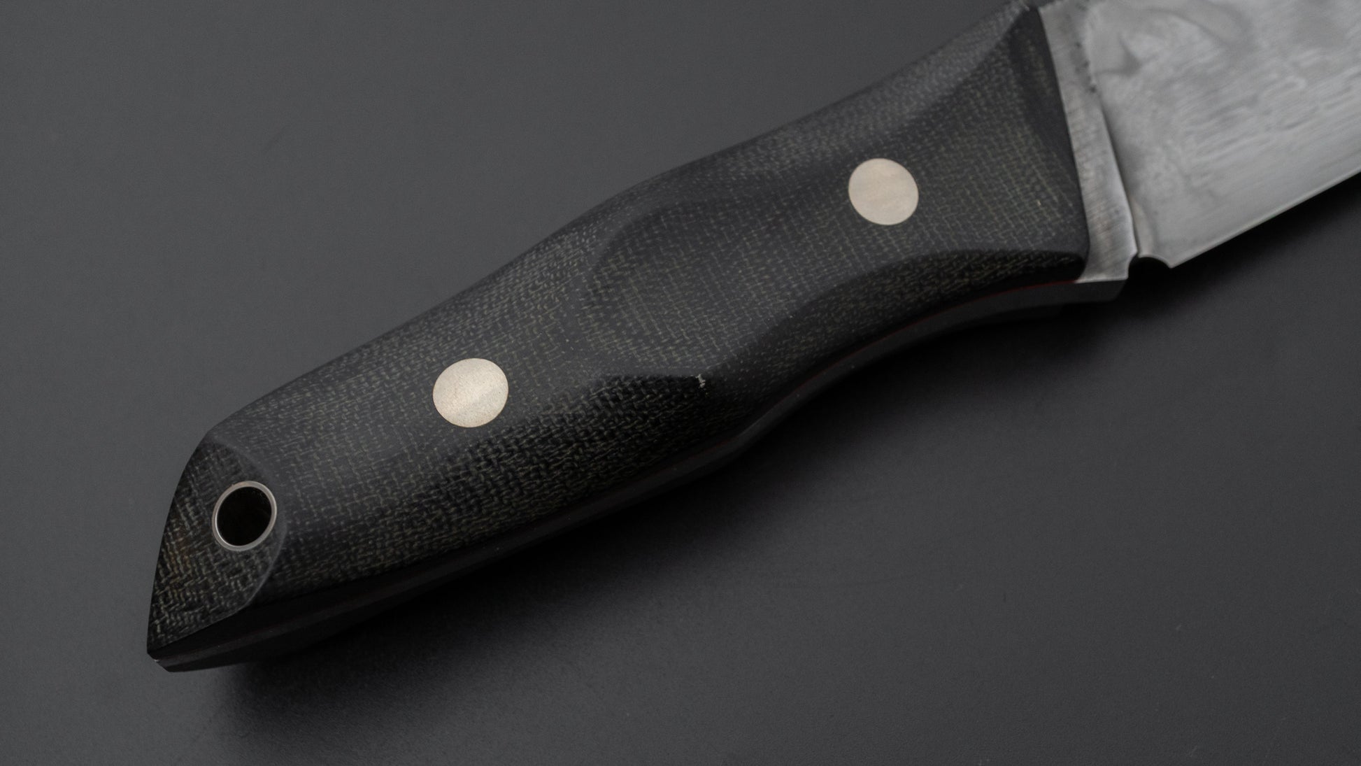 Seino V2 Honyaki Fixed Blade Canvas Micarta Handle (#002)