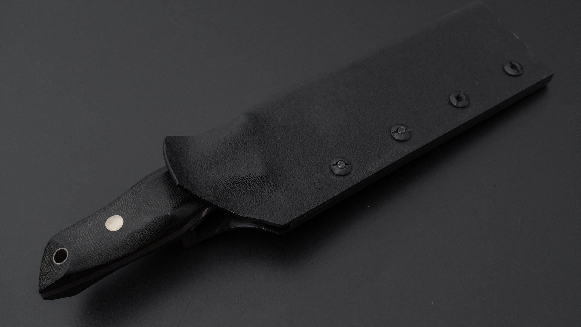 Seino V2 Honyaki Fixed Blade Canvas Micarta Handle (#002)