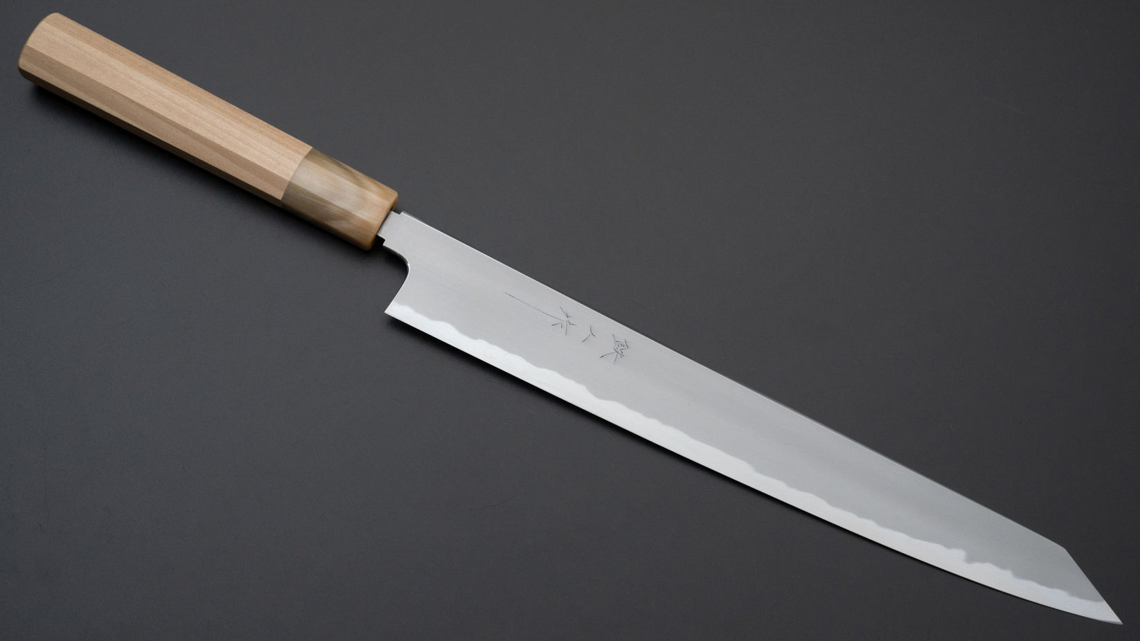 Tetsujin Blue #2 Kasumi Kiritsuke Sujihiki 300mm Ho Wood Handle – HITOHIRA