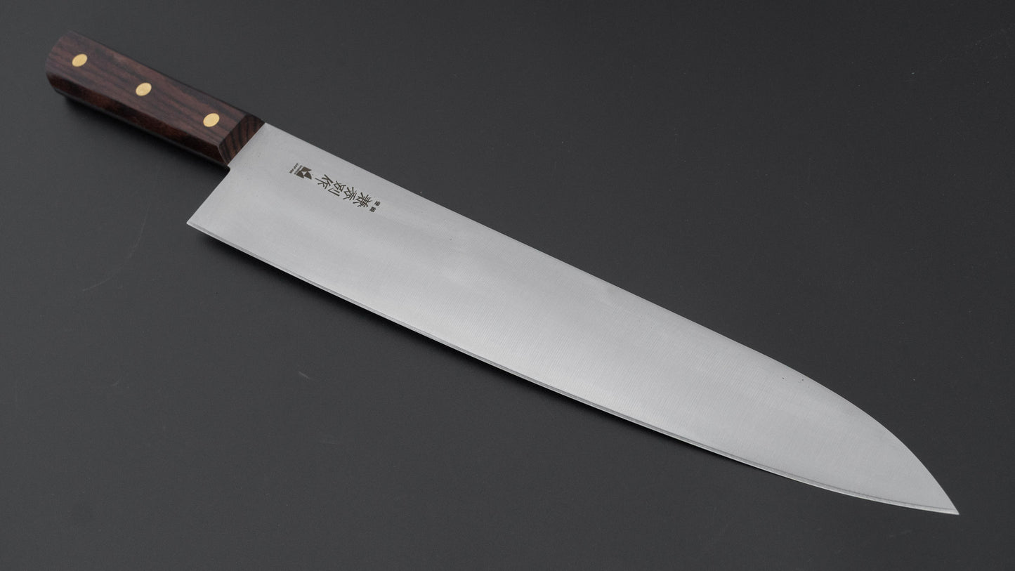 Kanehide Bessaku Hirakiri Gyuto 360mm Rosewood Handle